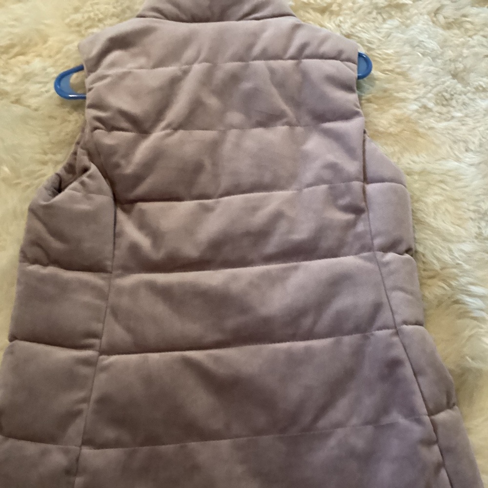 Velvet mauve vest